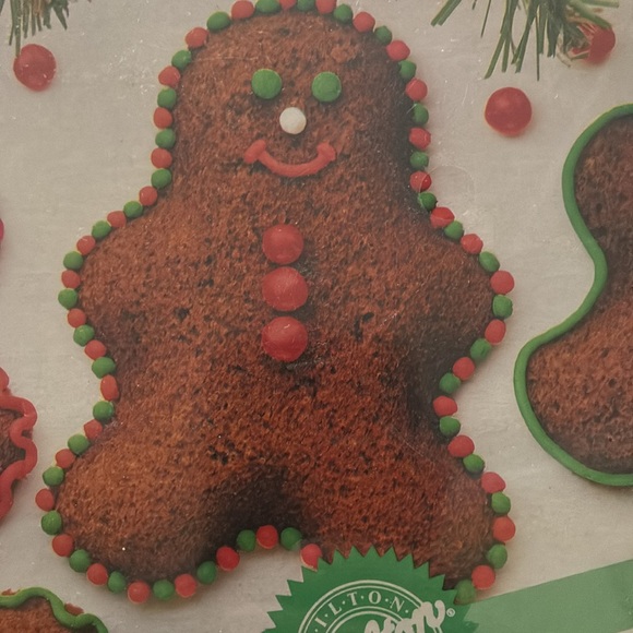 Wilton  - Vintage 1990 Aluminum GINGERBREAD BOY NOVELTY BAKING PAN - Picture 6 of 11